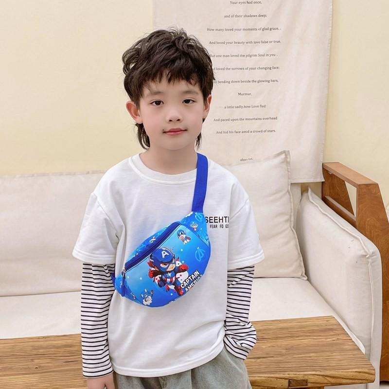 Avengers Printed Character Shoulder Chest Bag Children Wallet Outdoor