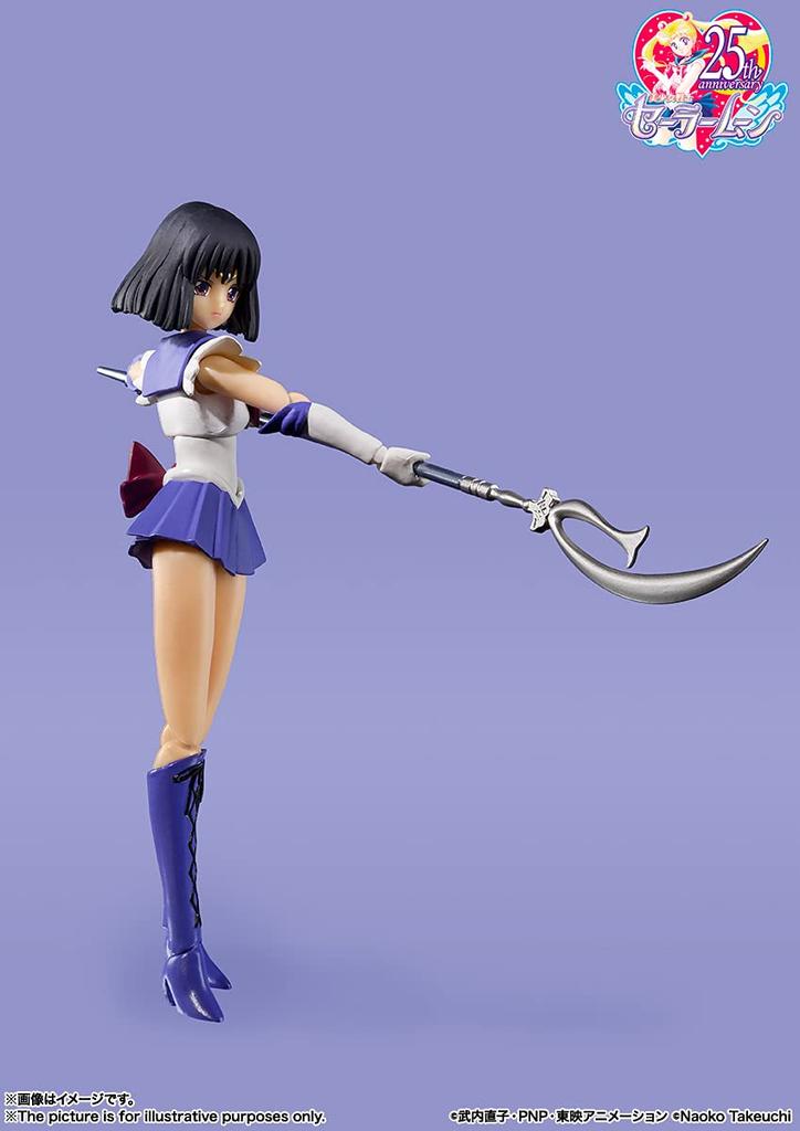 TAMASHII NATIONS Sailor Moon R Sailor Saturn Color 130mm painted movable figure S.H.Figuarts -Animation Edition- Approx. PVC&ABS