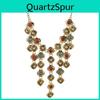 Ethnischer Stil Simulation Edelstein Dekoration Quaste Design Damen Halskette Für Boho Schmuck Enthusiasten