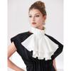 Elegant French Style Detachable Flouncing Collar With Layered Ruffle For Women Daily Outfit And Occasion
