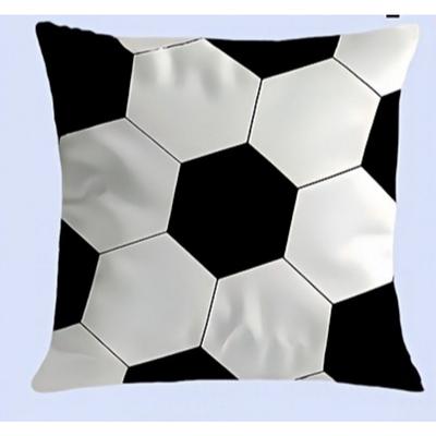 Double Sided Soccer Sports Theme Soft Throw Pillow Cover for Bed Sofa and Lounge Chair Home Decoration
