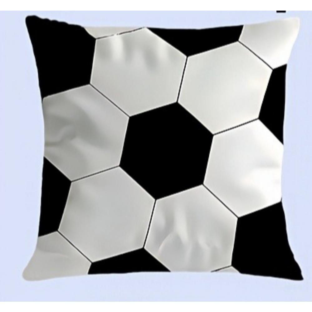 Double Sided Soccer Sports Theme Soft Throw Pillow Cover for Bed Sofa and Lounge Chair Home Decoration