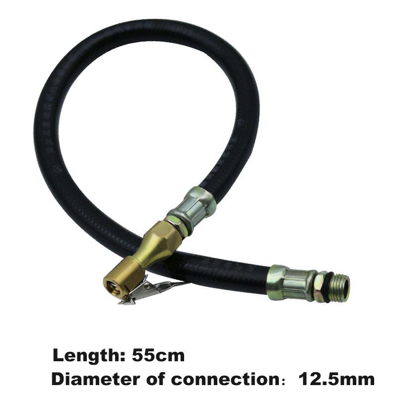 Tubo di gonfiaggio per pneumatici auto Mandrino in rame puro Adattatore tubo di prolunga per pompa ad aria Pistola per pressione pneumatici Tubo di gonfiaggio Tubo di gonfiaggio 12,5 mm