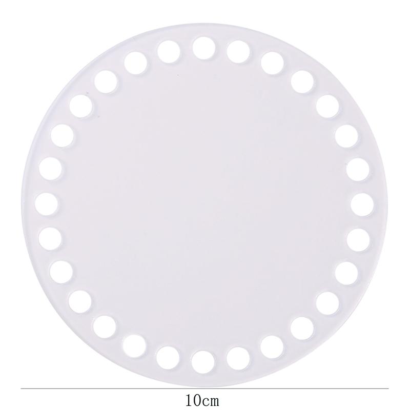 

2 шт./набор 10/12/15/18/20 см круглая форма прозрачная акриловая основа форма для вязаной сумки своими руками тканая сумка прозрачная доска