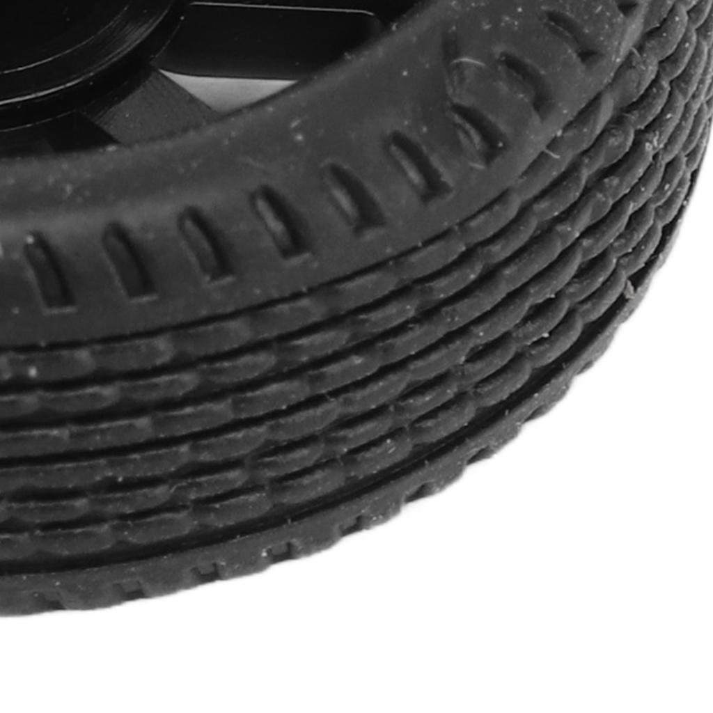 4 Pcs RC Car Tires LA0017 A86 Black 1cm Width 3cm Diameter Rubber Tire Replacement Part for LD?A86 Remote Control Car