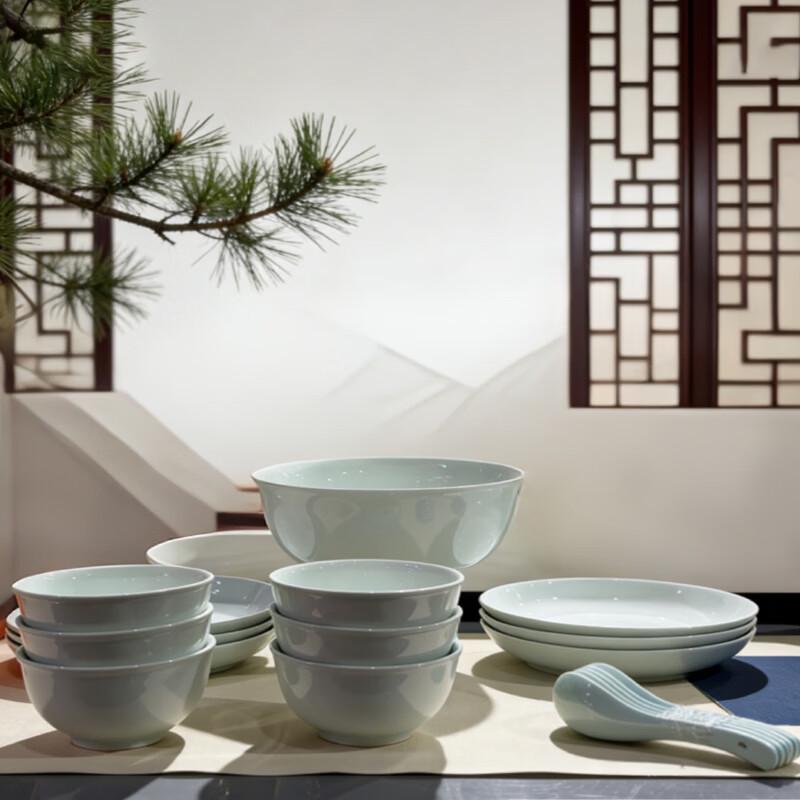 Neues chinesisches 19-teiliges Keramik-Geschirrset