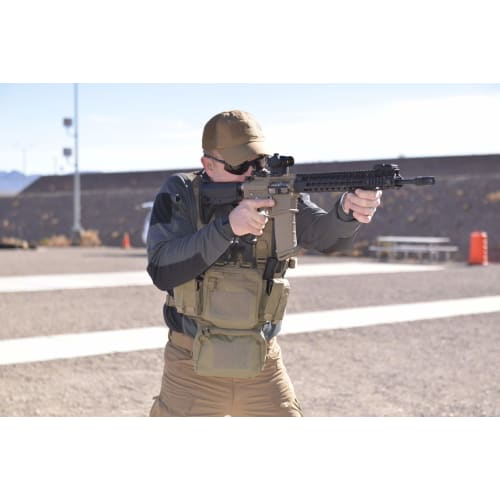 HELIKON-TEX Range Line Training Mini Rig, Rhodesian Camo, One Size, Chest Harness.