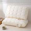 Soft Knit Cotton Memory Foam Pillow Neck Support Hotel Bedding Travel Office Dorm Use