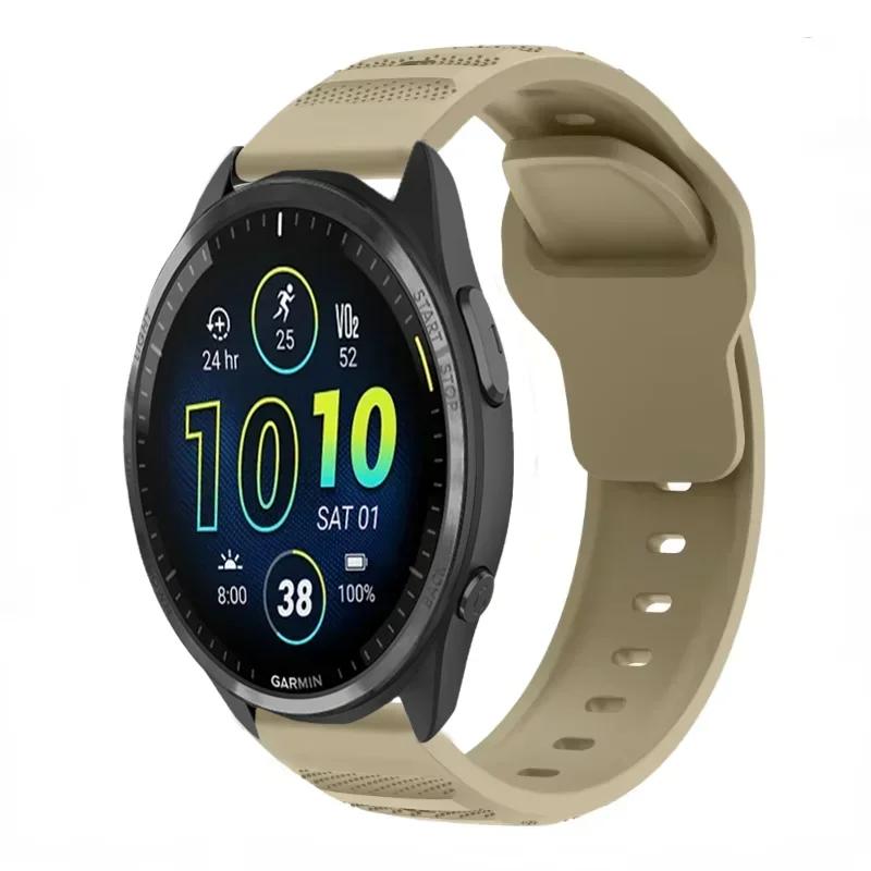Силиконовый ремешок 20/22 мм для Garmin Active 5/Vivoactive 5/Venu 3 Дышащий браслет для Garmin Forerunner 965 265 165 55 955 Ремень