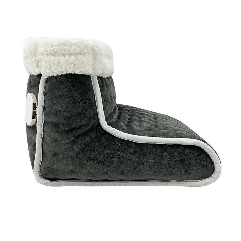 Electric Foot Warmer Boots with Constant Temperature Heating Pad for Home and Office
