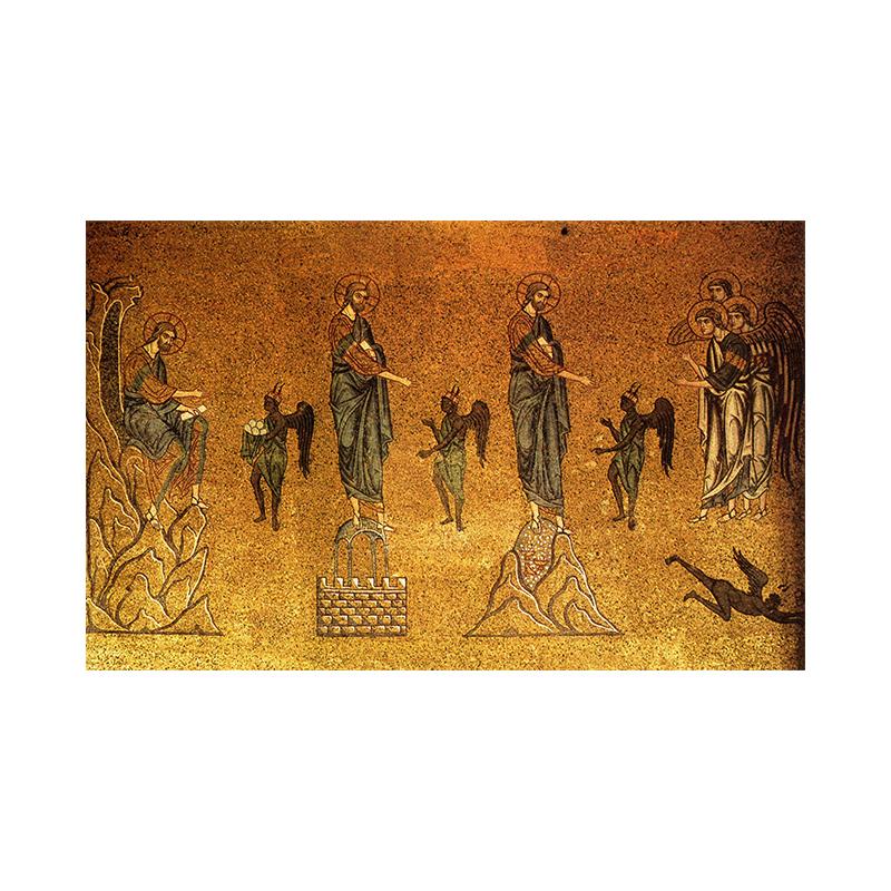 

Лука Первое воскресенье Великого поста Бог Настенная печать Искусство Холст Плакат Библейская тема Отречение Картина для гостиной Домашний декор Cuadros 21x30cm No Framed