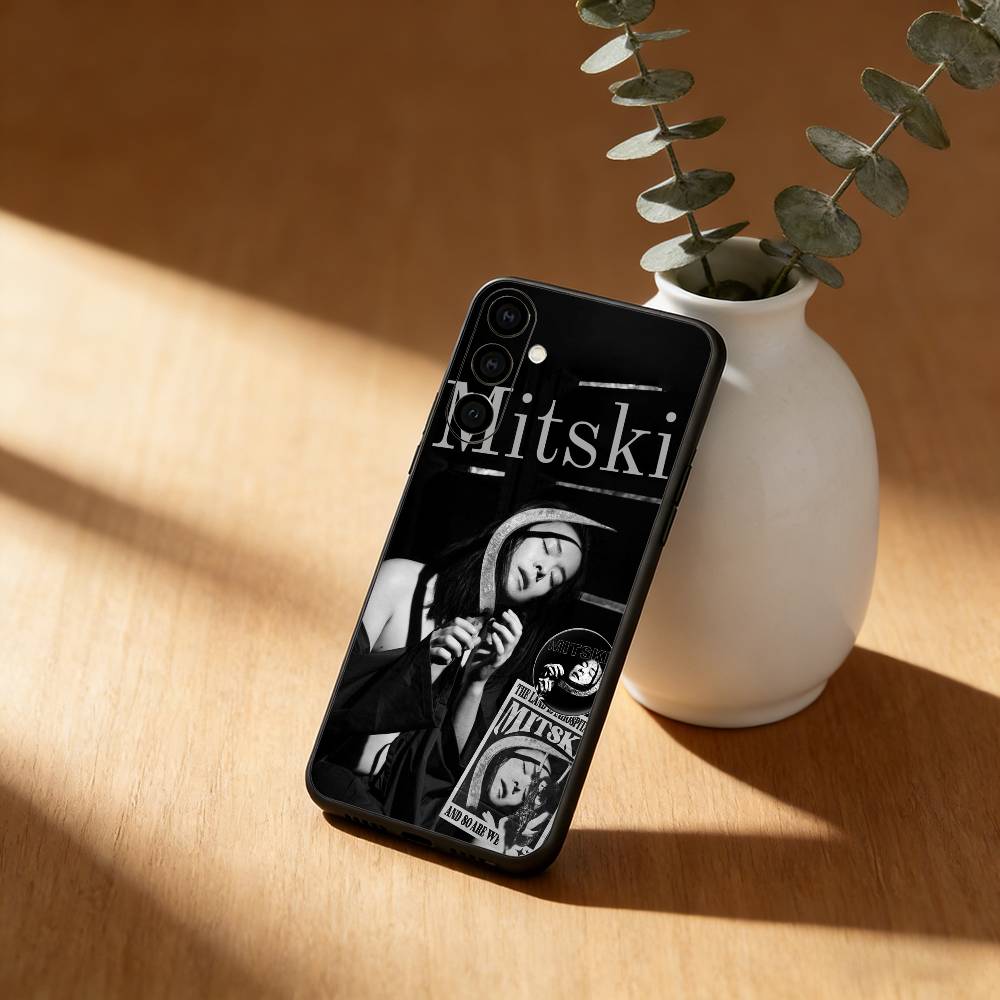 

Singer M-Mitski Phone Case For Samsung Galaxy A20,21s,22,31,32,52,53,72,73,80,91 Soft Black Shell Samsung a52