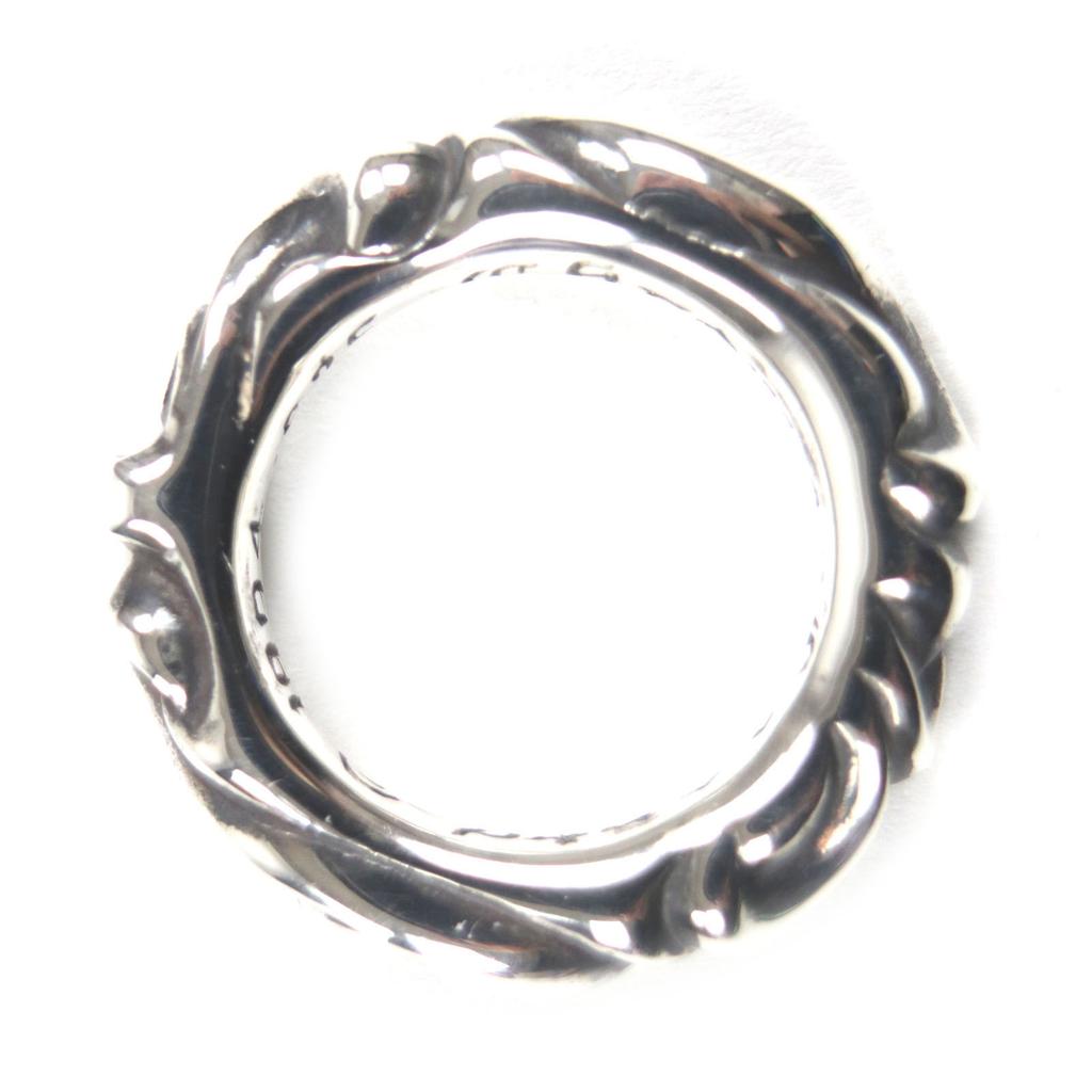Excellent CHROME HEARTS Ring Scroll banding Silver 925 mens Used