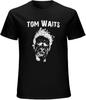 Men's T Shirt Feel Soft Tom Waits Black Mens T Shirt Men Tee Shirt Twin Needle Sleeves and Hem