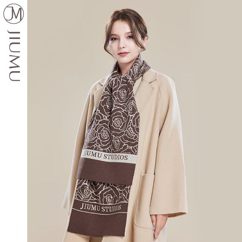 JIUMU Women's Winter Wool Scarf & Shawl