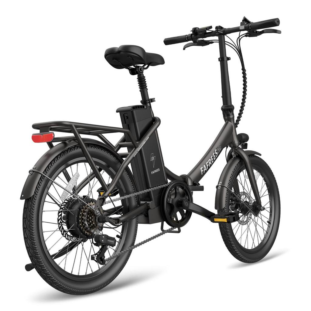 Electric Bicycle Foldable Fafrees 20" 250W Motor 18.2AH Citry Ebike Top Speed 25Km/h 7 Speed Load 120Kg F20 Lasting