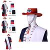 Costum Cosplay Portgas·d· Ace Pentru Adulți Uniformă Personaj One Piece Foarte Restaurată