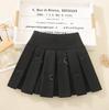 Academy Style Solid Pleated Skirt for Girls, Spring/Autumn Collection 2025