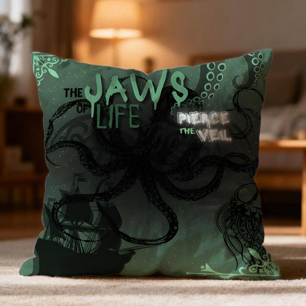 Popular PPierce The Veiler Cushion Cover Soft Washable Pillow Case Multi-Scene for Couch Bed Travel Office Use