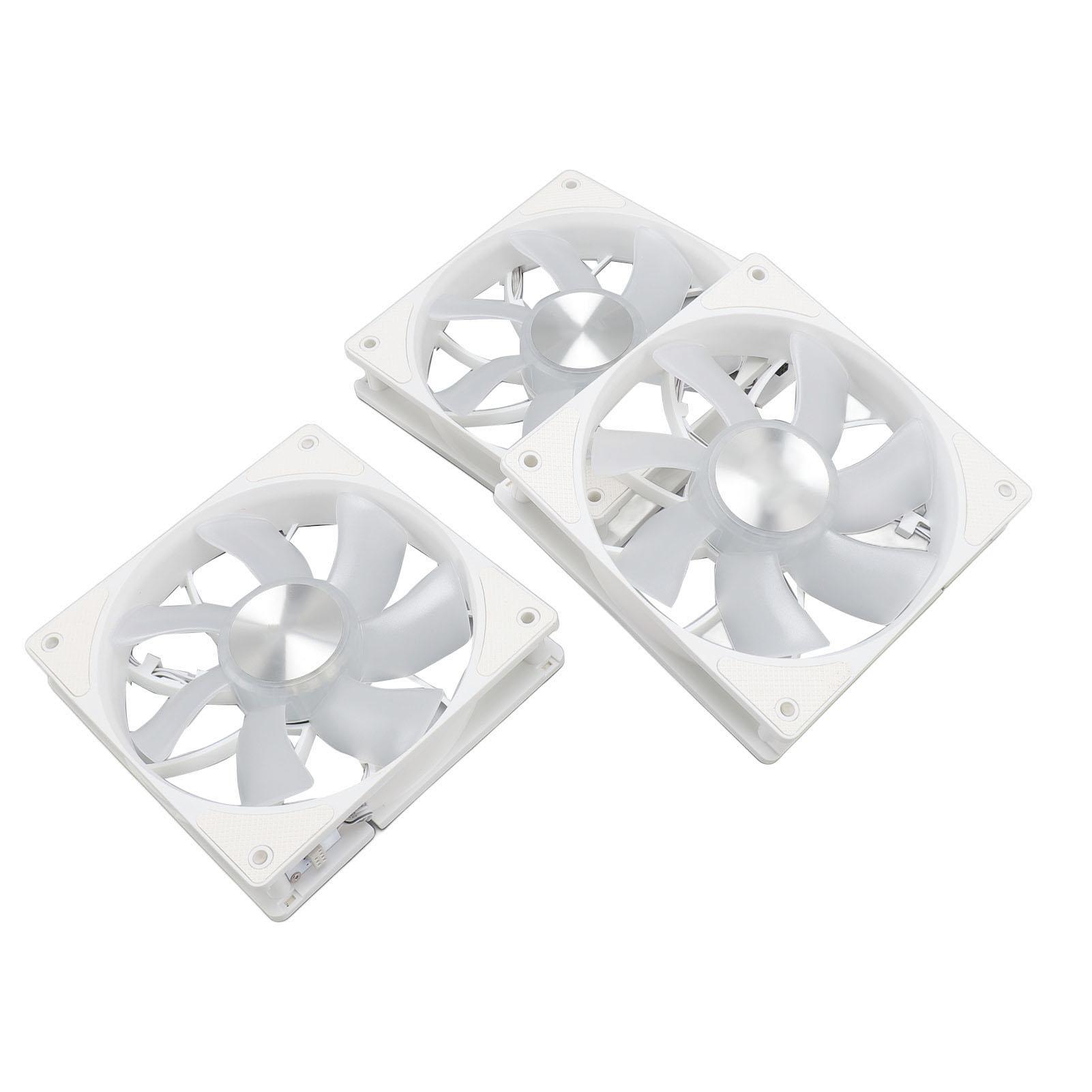 

120 мм PWM ARGB вентилятор для корпуса MFDB с динамическим подшипником давления PWM интеллектуальный контроль температуры 2000 об/мин белый