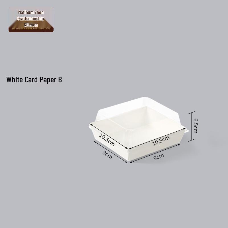 Disposable White Cardboard Food Boxes