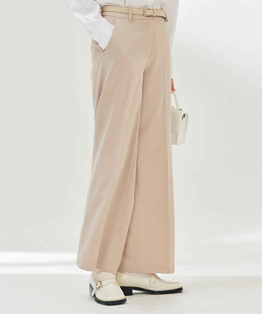 CHASECULT Women'S Elastic Waist Wide Slacks-Darg2262B0X