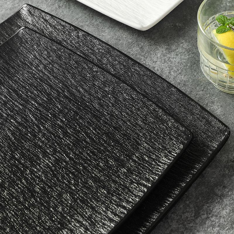Tableware and Plates White High-end Western Style Salad Steak Plate Beef Plate Ceramic Pasta Flat Plates  Kitchen Dinner Plates