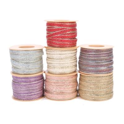 10M/Roll Retro Linen Ribbon Shining DIY Craft Gift Wrapping Ribbon Coarse Texture Eco-Friendly Wedding Decor Webbing Bow Tie