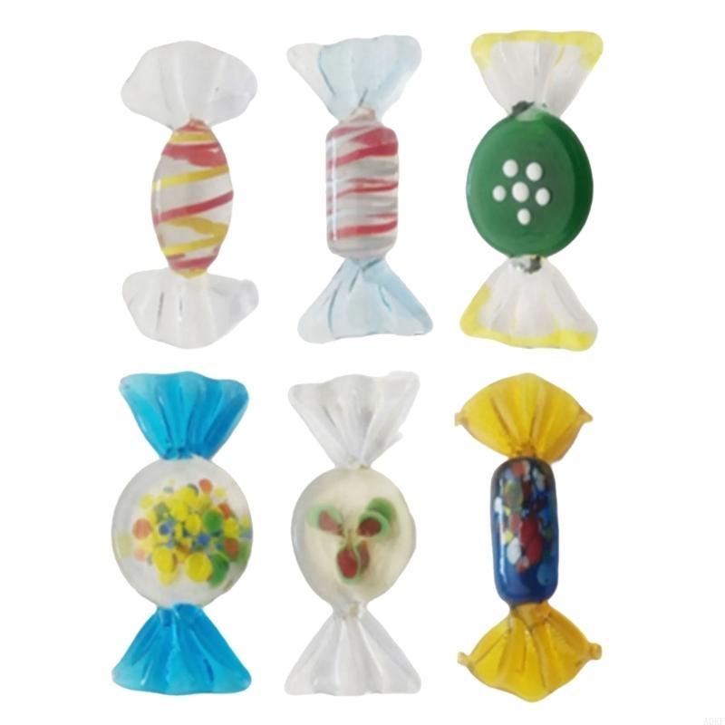 Various Glass Sweet Candys Ornaments for Home Party Wedding Christmas A0KF