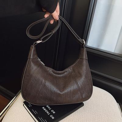Underarm Dumpling-style Women's Bag with Single Shoulder Strap - A Unique and Stylish Single-shoulder Bag Design.