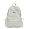 Schoolbag Japanese ins Solid Color Simple Backpack High Value Campus Lightweight Junior High School Student Versatile School Bag Backpack