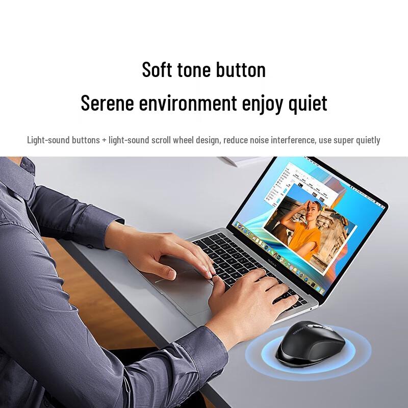 UGREEN M751 Wireless Dual-Mode Silent Ergonomic Mouse