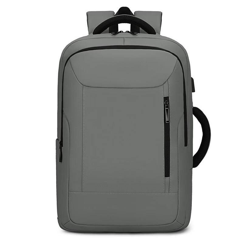 Men s Business Laptop Backpack with USB Charging