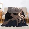 Jujutsu Kaisen-Gojo Satoru Fleecedecke Groß Luxuriöse Decken und Überwürfe Strandtuch Bettüberwurf Mikrofaser Bettwäsche Flauschig Kariert