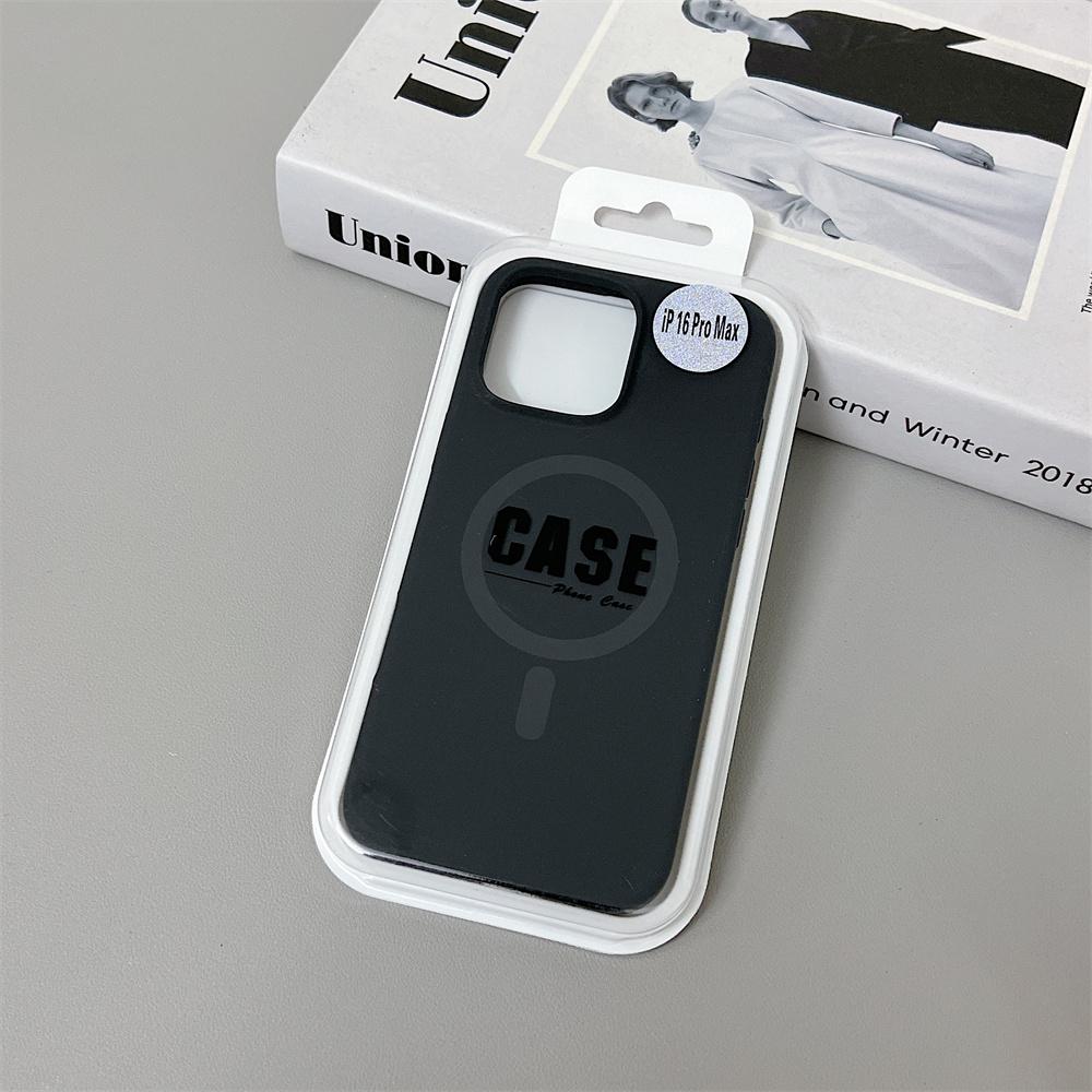 Official Same Original Liquid Silicone Phone Case for iPhone 16 15 14 13 12 Pro Max Magsafe Wireless Charging Magnetic Cover
