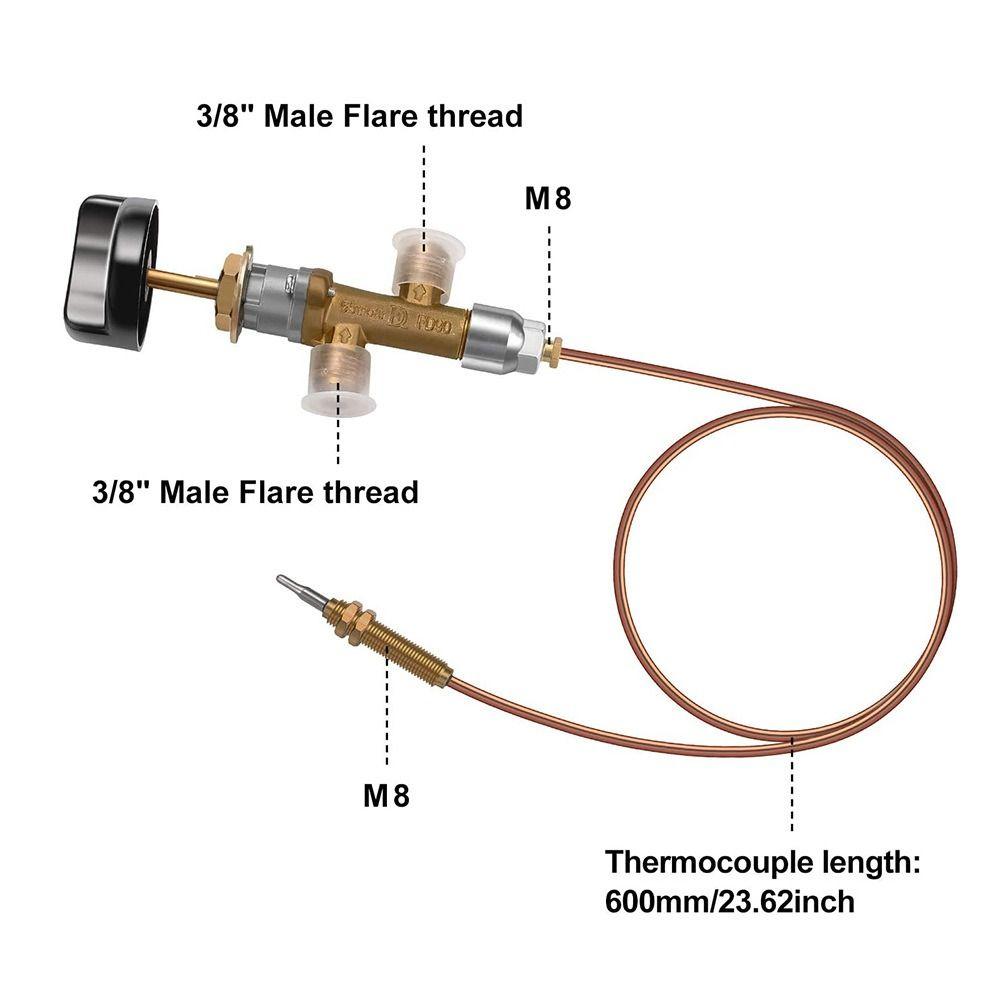 Stability Valve Heater Valve Kit Easy Installation Fireplace Repair Valve  Low-pressure Heaters