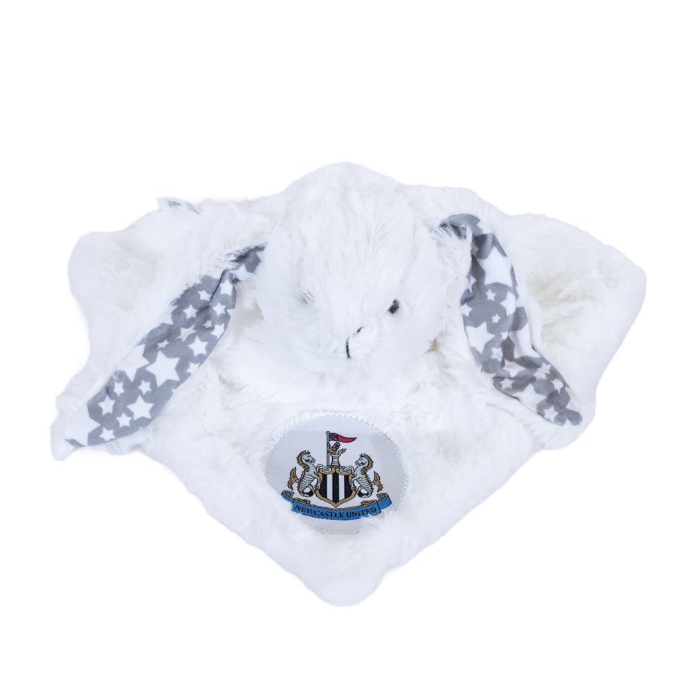 Newcastle United FC Plush Rabbit Baby Blanket