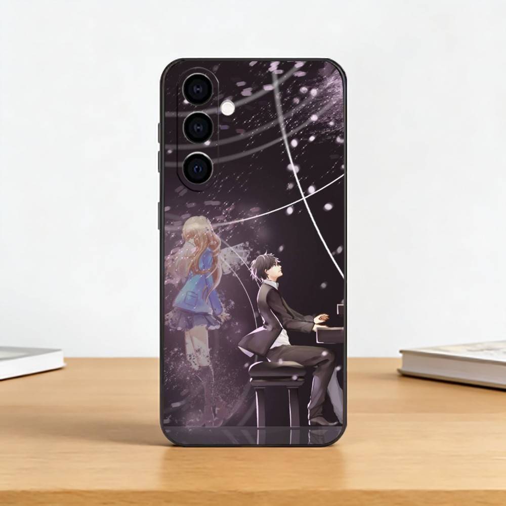 Anime Beyond the Boundary Phone Case For Samsung Galaxy A73,A72,A71,A70,A53,A52,A51,Others Soft Black Cover