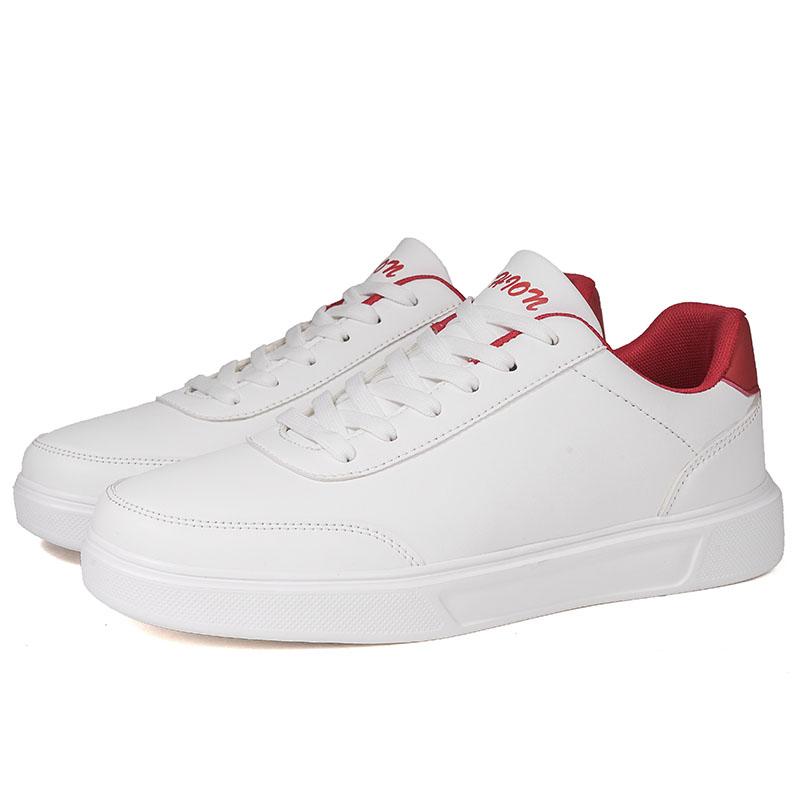 Fashion Men's Casual White Sneaker Men Concise Lace-up Shoes for Man Trendy All-match Sneakers New Male Fashion Sports Couple Shoes