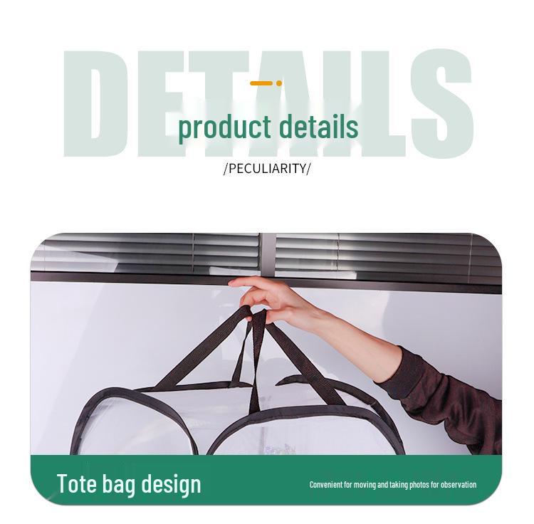 Cușcă de Observare Primăvara Fluturi și Călugăriță - Habitat de Creștere Insecte Pliabil