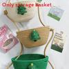 Wall Mounted Storage Basket With Cotton Weave For Dorm Room Organization And Household Use