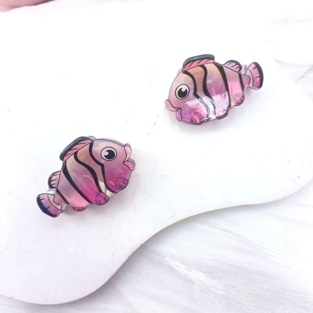Cartoon Creative Ornamental Fish Shark Goldfish Hairpin Back of the Head Grabbing Clip Shark Clip Hair Accessories for Women