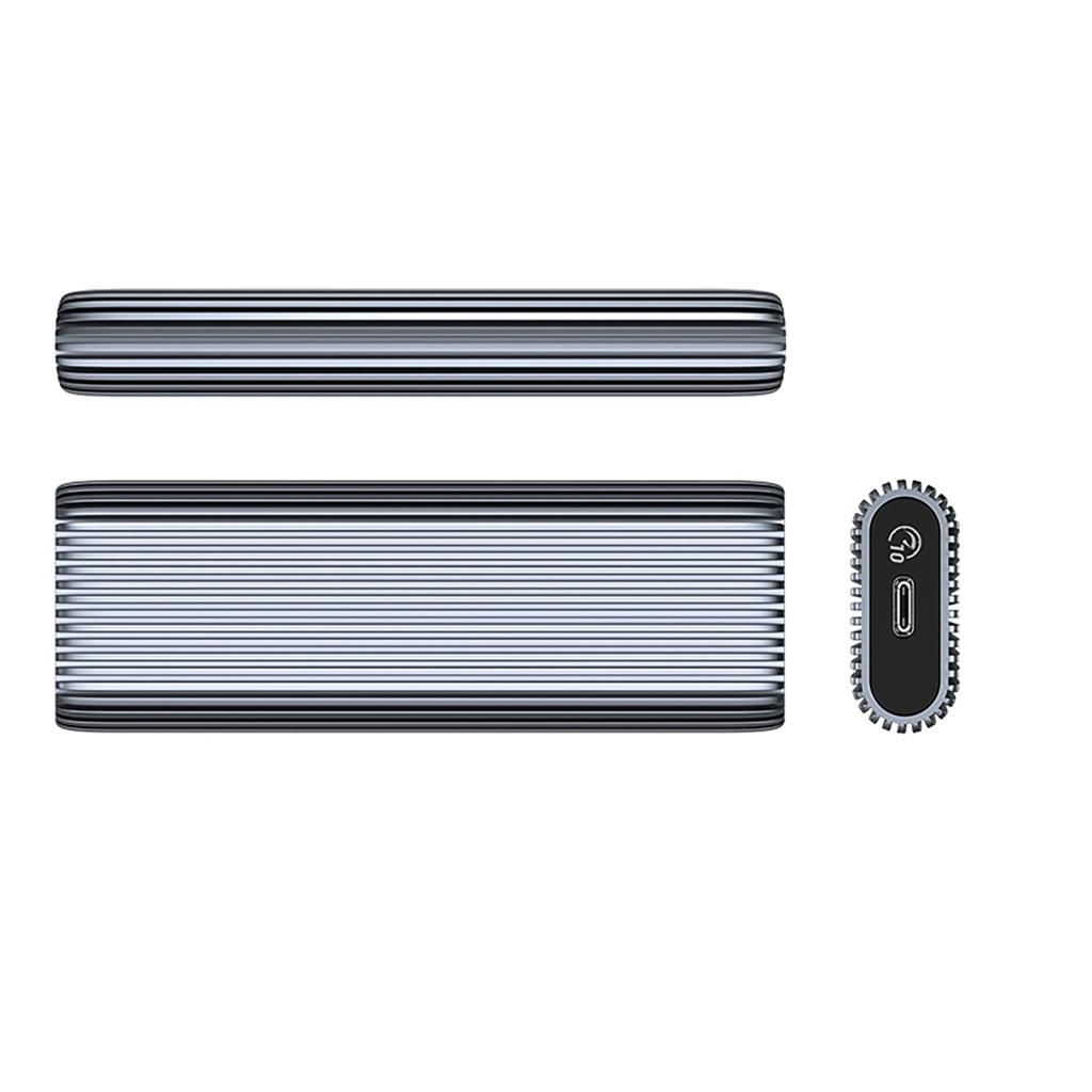 Kieszeń obudowa na dysk AM2C3-G2 M.2 NVME USB-C - szara