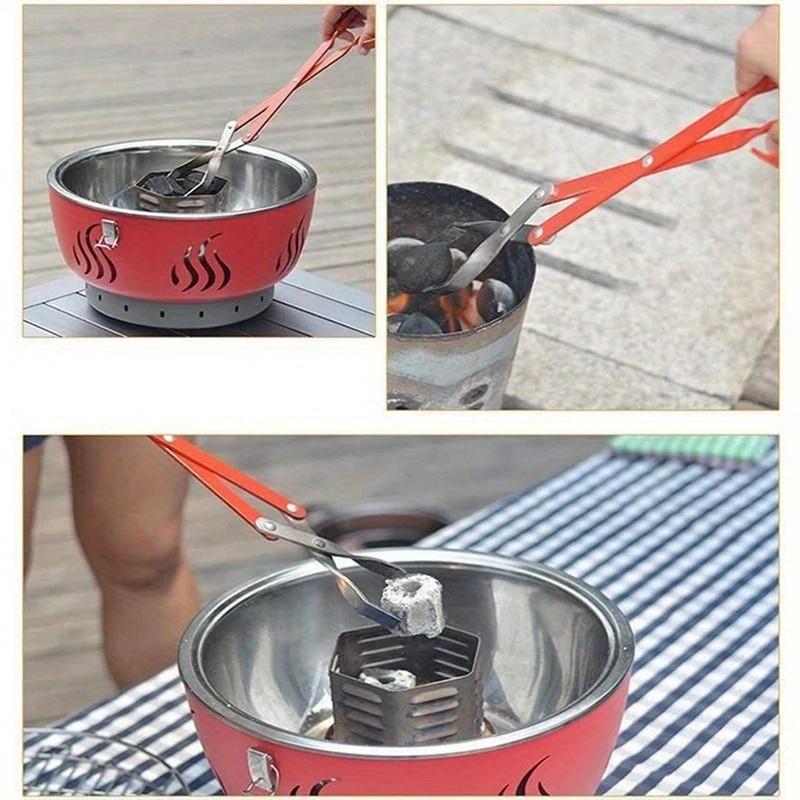 Outdoors Firewood Scissors Camping Charcoal Shears Lightweight 38.8/ 50.8/63.5cm  For Campfire Barbecue Fire Pits