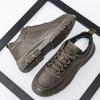 Herr Vattentäta Retro Läder Martin Boots - Stiliga, Casual, Allround Skor