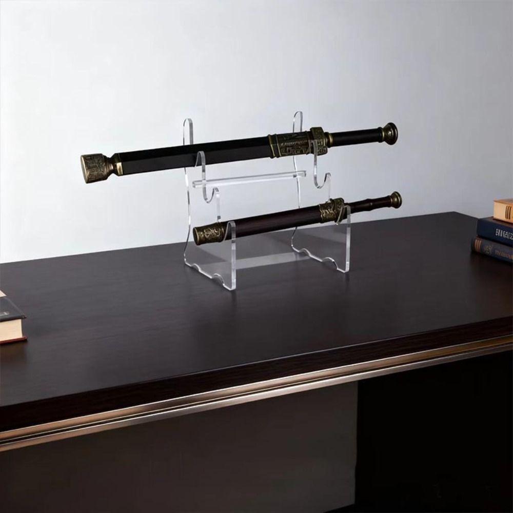 Acrylic Material Desktop Storage Rack Display Function Transparent Display Rack Universal Multi-layered Light Saber Bracket