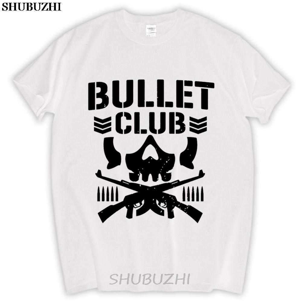 Male Present Fashion Bullet Club New Japan Pro Wrestling T Shirt Casual Short Sleeve Shirt Tee Fashion Cotton TShirts Sbz5180