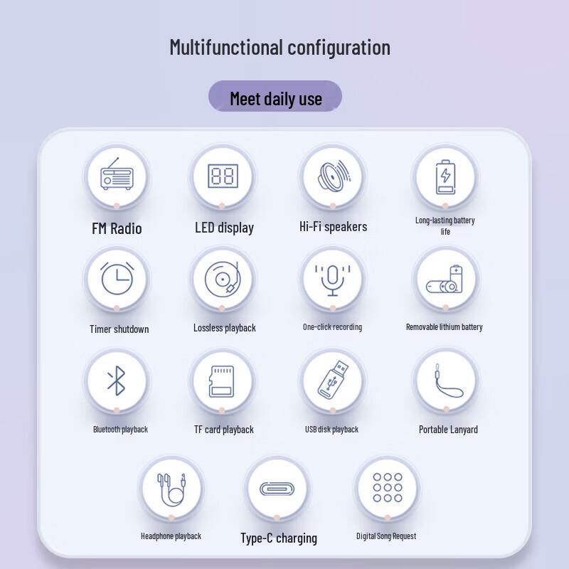 Newman N123 Multifunction Bluetooth Radio CN Plug (adapter Included)