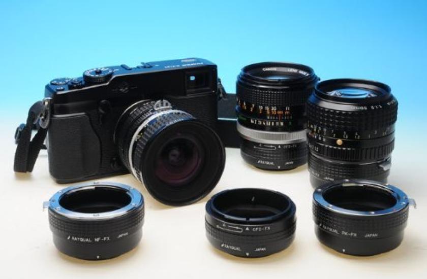 

RAYQUAL Mount Adapter Contax Fuji FX in CY-FX (Lens) Yashica-(Body) (Made Japan)
