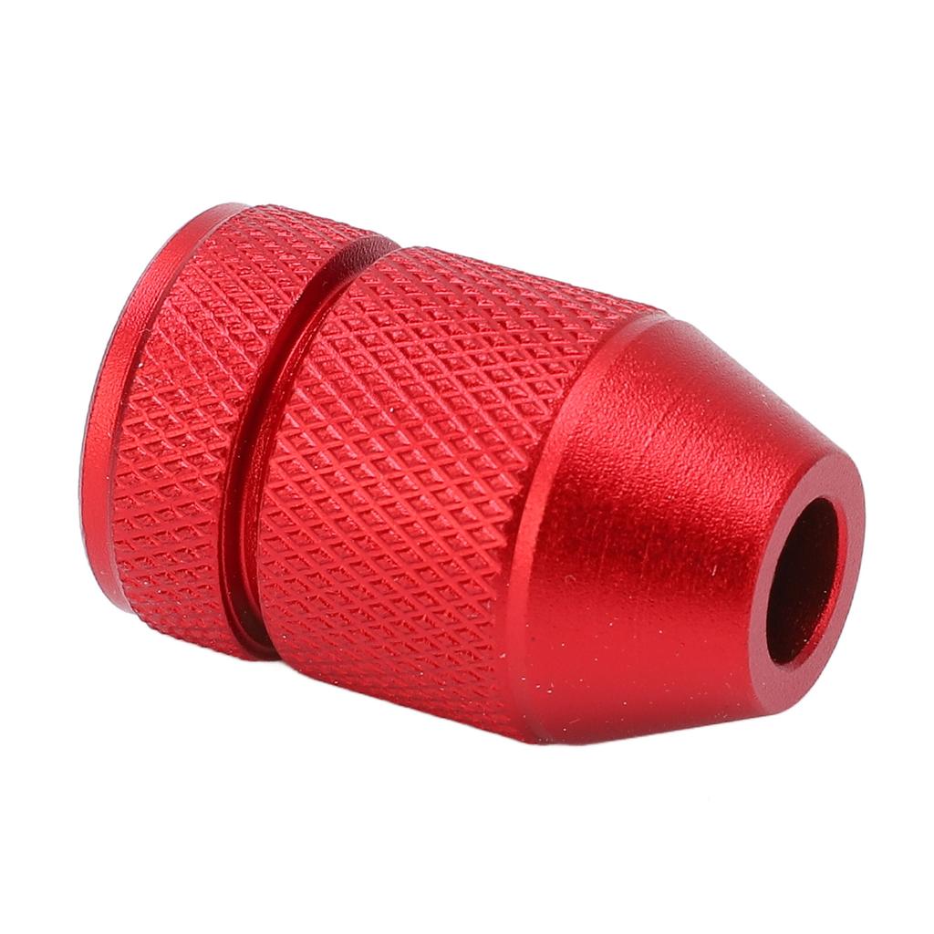 Adjustable Drill Stop Collar Aluminum Alloy Red Anti Slip Nylon Inner Ring Drill Stop Collar for